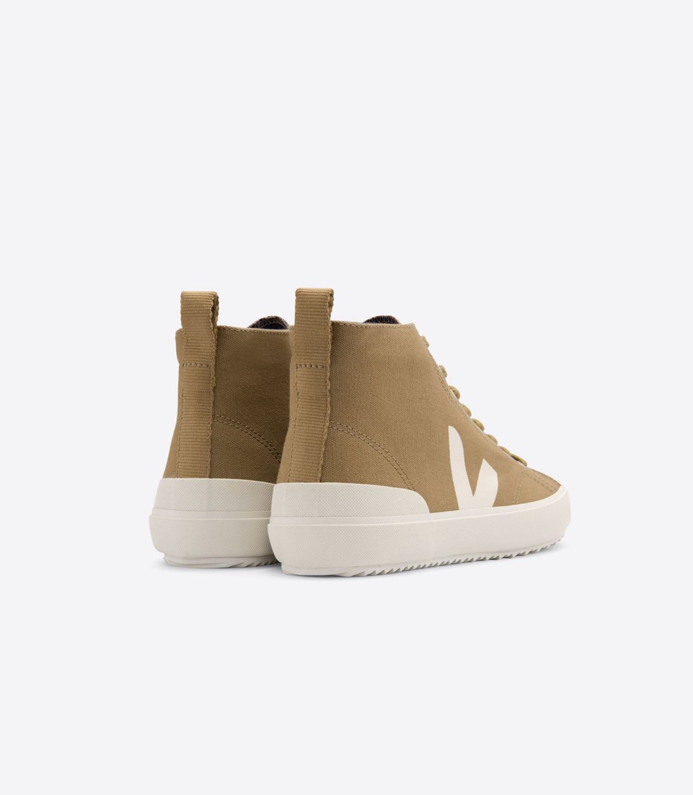 Veja Sneakers Dam - Nova Höga Top Canvas - Bruna/Vita - 062197-SUK